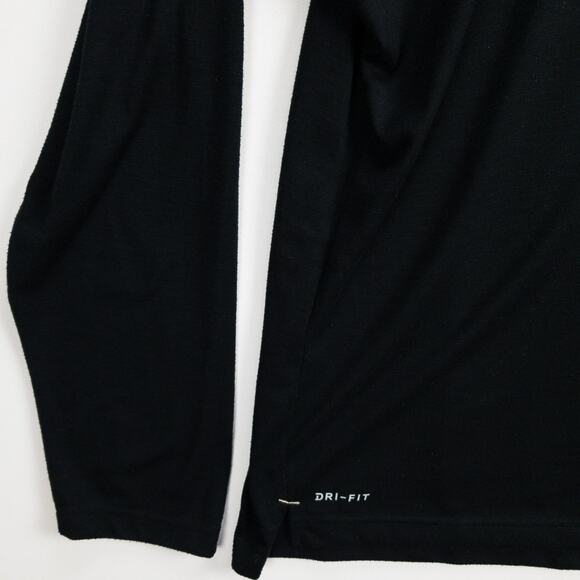 New Orleans Saints Nike Dri-FIT Long Sleeve Shirt Men’s 2XL Black Athletic - Picture 6 of 12